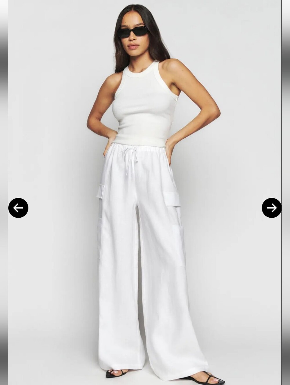 Reformation Ethan Linen Pant